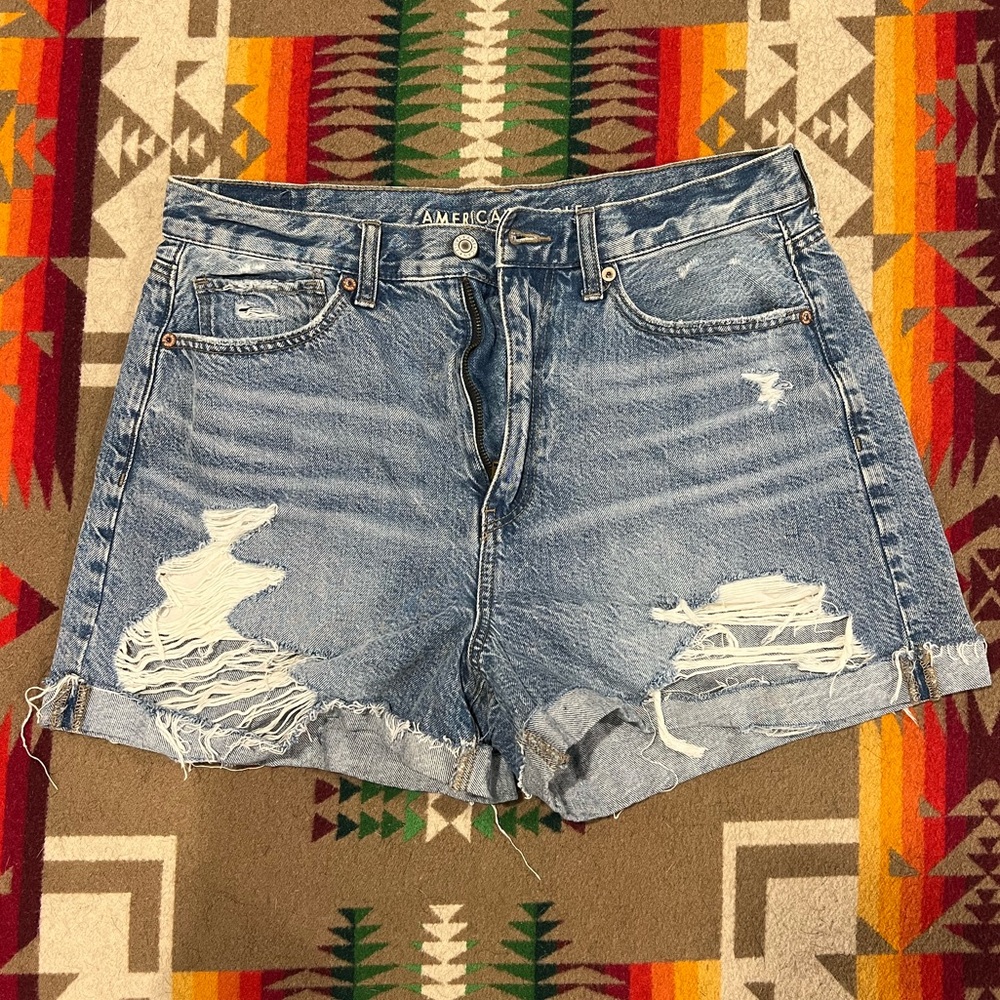 High rise shorts
